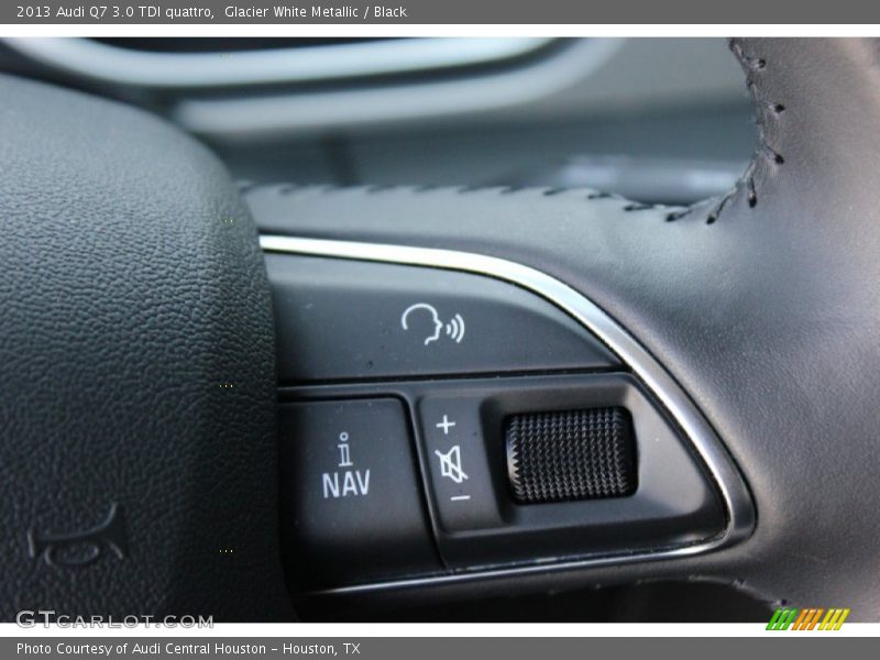 Glacier White Metallic / Black 2013 Audi Q7 3.0 TDI quattro