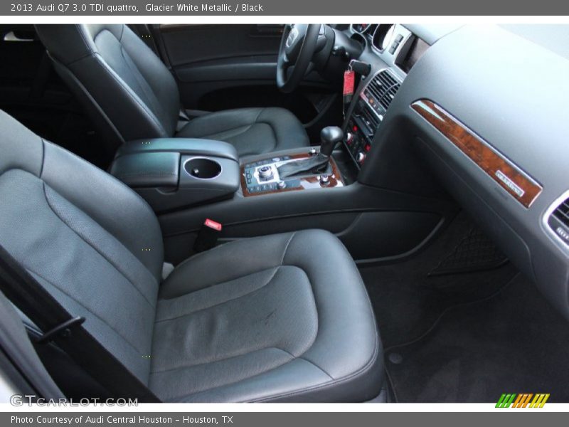 Glacier White Metallic / Black 2013 Audi Q7 3.0 TDI quattro