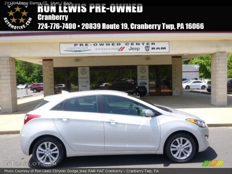 Silver / Black 2013 Hyundai Elantra GT