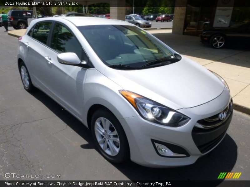 Silver / Black 2013 Hyundai Elantra GT