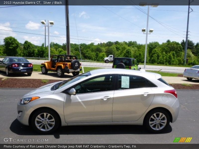 Silver / Black 2013 Hyundai Elantra GT