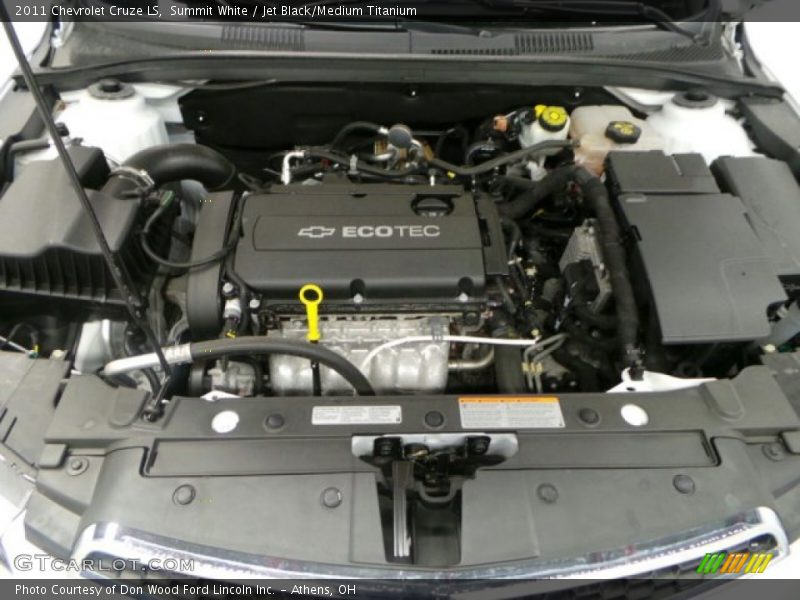 Summit White / Jet Black/Medium Titanium 2011 Chevrolet Cruze LS
