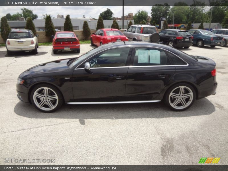 Brilliant Black / Black 2011 Audi S4 3.0 quattro Sedan