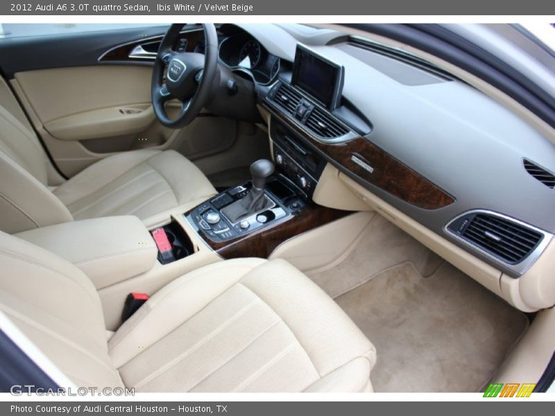 Ibis White / Velvet Beige 2012 Audi A6 3.0T quattro Sedan