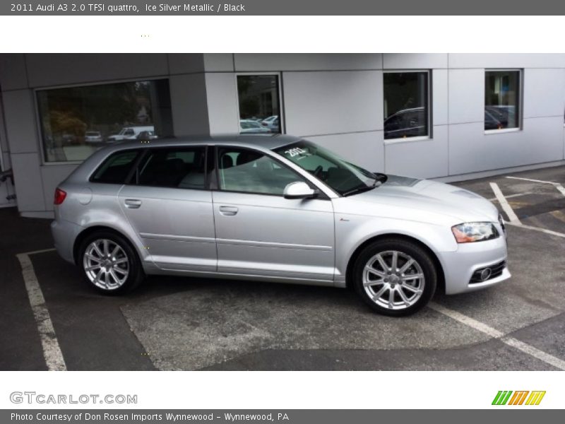Ice Silver Metallic / Black 2011 Audi A3 2.0 TFSI quattro