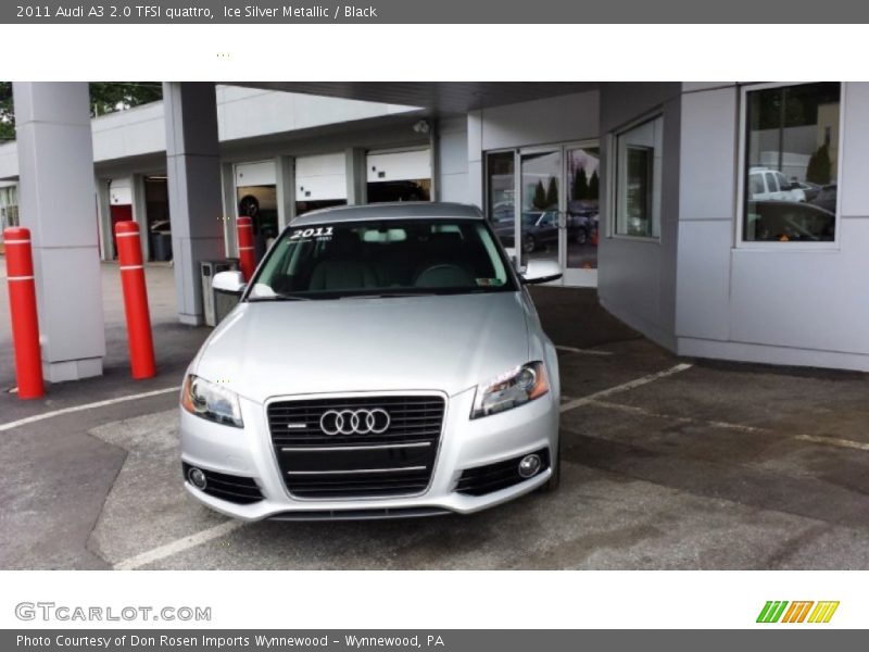 Ice Silver Metallic / Black 2011 Audi A3 2.0 TFSI quattro