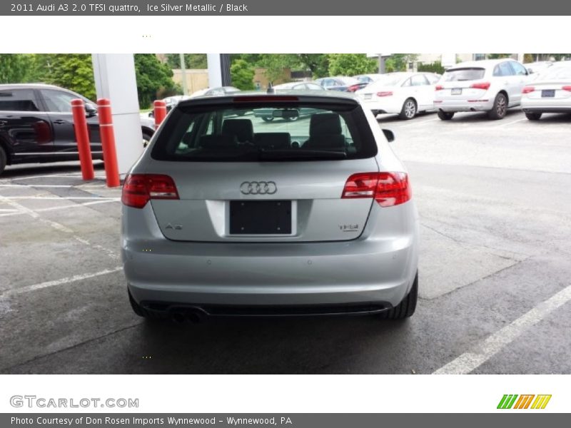 Ice Silver Metallic / Black 2011 Audi A3 2.0 TFSI quattro