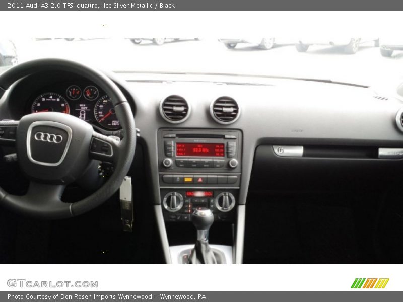 Ice Silver Metallic / Black 2011 Audi A3 2.0 TFSI quattro