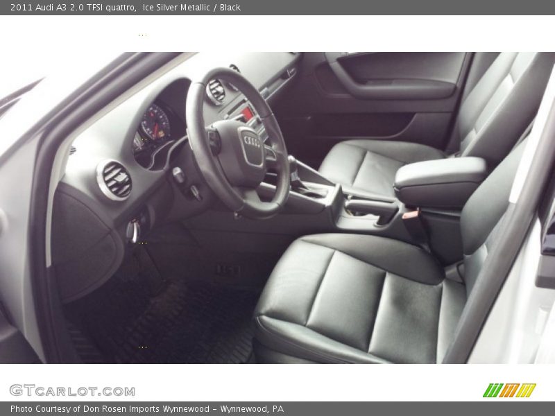 Ice Silver Metallic / Black 2011 Audi A3 2.0 TFSI quattro