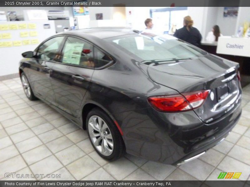 Granite Crystal Metallic / Black 2015 Chrysler 200 S