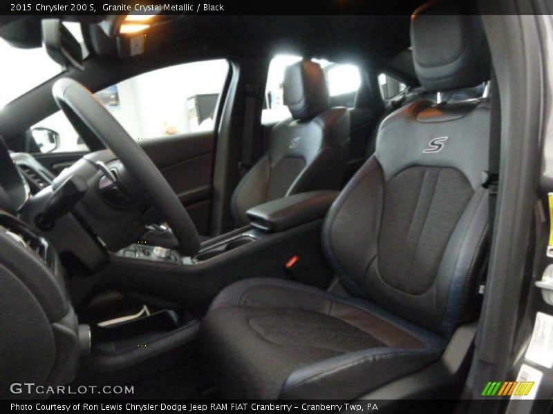 Granite Crystal Metallic / Black 2015 Chrysler 200 S