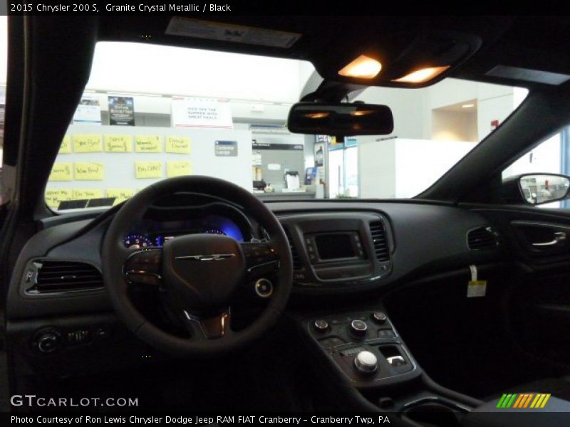 Granite Crystal Metallic / Black 2015 Chrysler 200 S