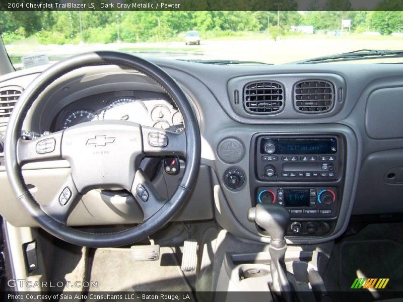 Dark Gray Metallic / Pewter 2004 Chevrolet TrailBlazer LS