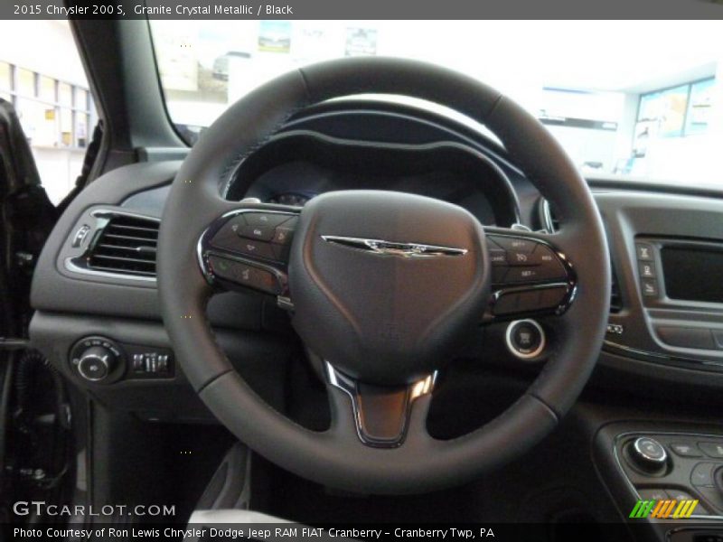 Granite Crystal Metallic / Black 2015 Chrysler 200 S
