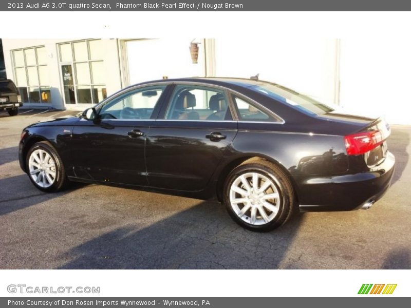 Phantom Black Pearl Effect / Nougat Brown 2013 Audi A6 3.0T quattro Sedan