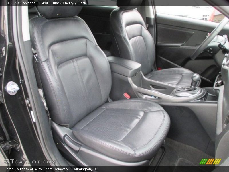 Front Seat of 2012 Sportage SX AWD