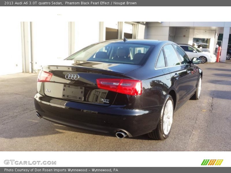 Phantom Black Pearl Effect / Nougat Brown 2013 Audi A6 3.0T quattro Sedan