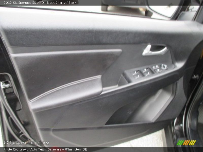 Black Cherry / Black 2012 Kia Sportage SX AWD
