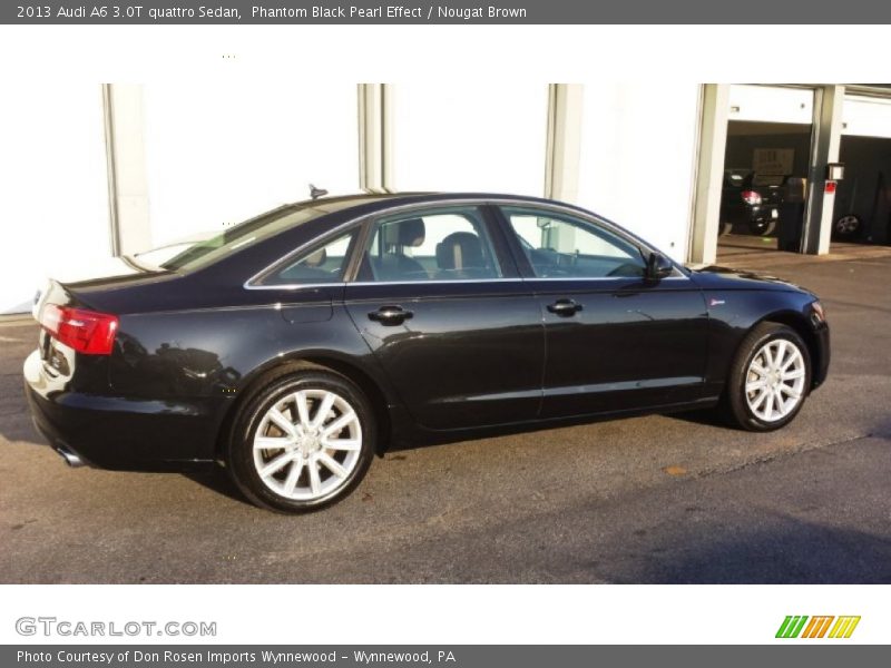 Phantom Black Pearl Effect / Nougat Brown 2013 Audi A6 3.0T quattro Sedan