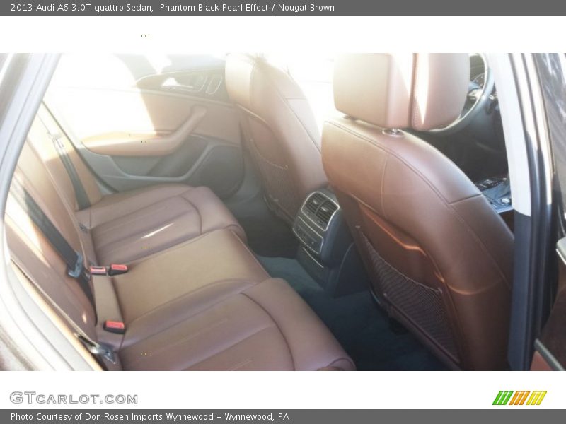 Phantom Black Pearl Effect / Nougat Brown 2013 Audi A6 3.0T quattro Sedan