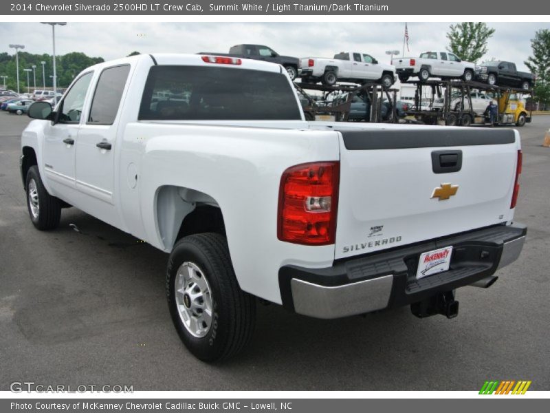 Summit White / Light Titanium/Dark Titanium 2014 Chevrolet Silverado 2500HD LT Crew Cab