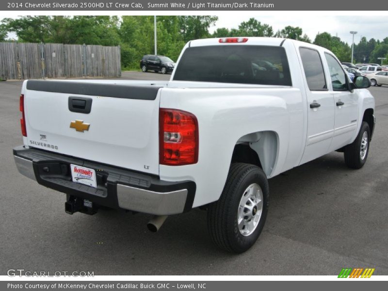 Summit White / Light Titanium/Dark Titanium 2014 Chevrolet Silverado 2500HD LT Crew Cab