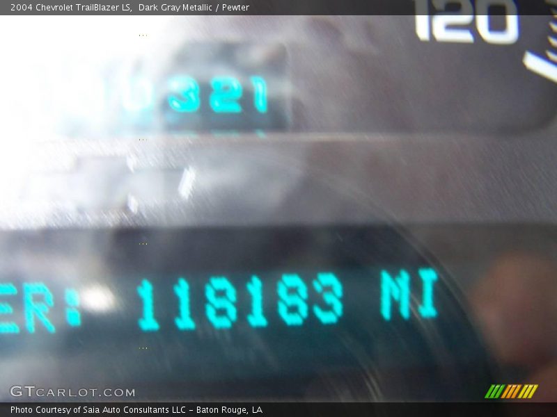 Dark Gray Metallic / Pewter 2004 Chevrolet TrailBlazer LS