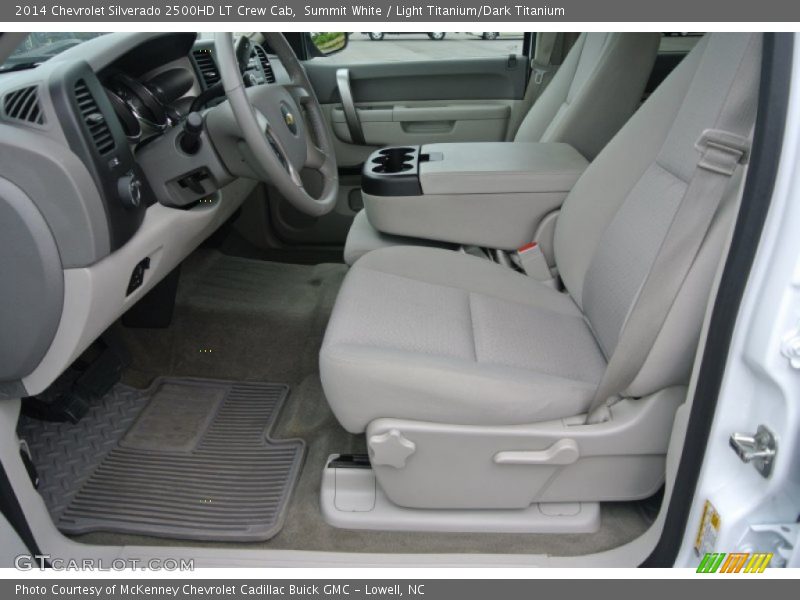 Summit White / Light Titanium/Dark Titanium 2014 Chevrolet Silverado 2500HD LT Crew Cab