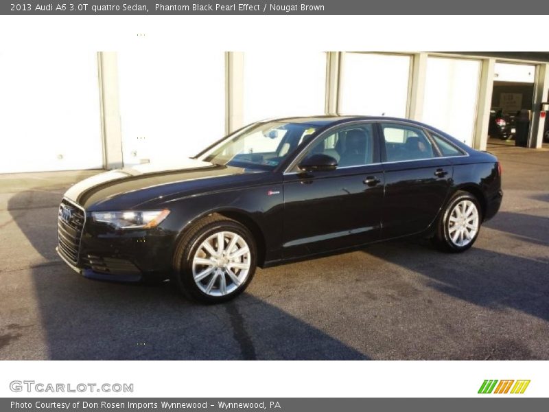 Phantom Black Pearl Effect / Nougat Brown 2013 Audi A6 3.0T quattro Sedan