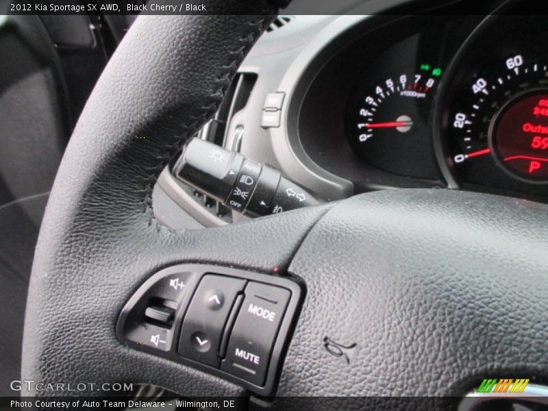 Controls of 2012 Sportage SX AWD