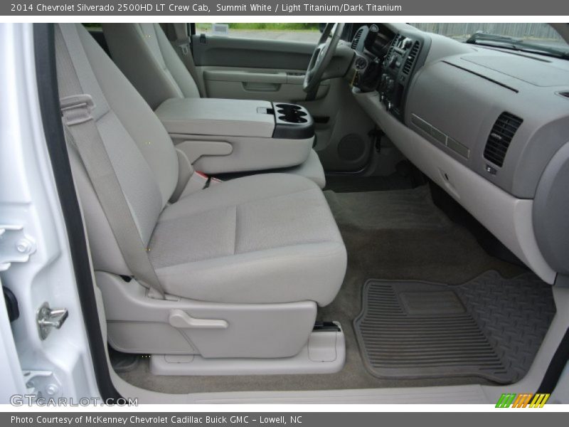 Summit White / Light Titanium/Dark Titanium 2014 Chevrolet Silverado 2500HD LT Crew Cab
