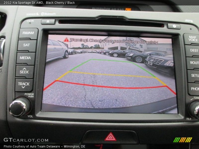 Black Cherry / Black 2012 Kia Sportage SX AWD