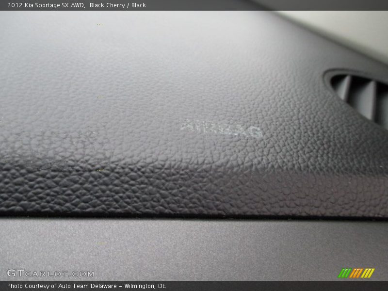 Black Cherry / Black 2012 Kia Sportage SX AWD