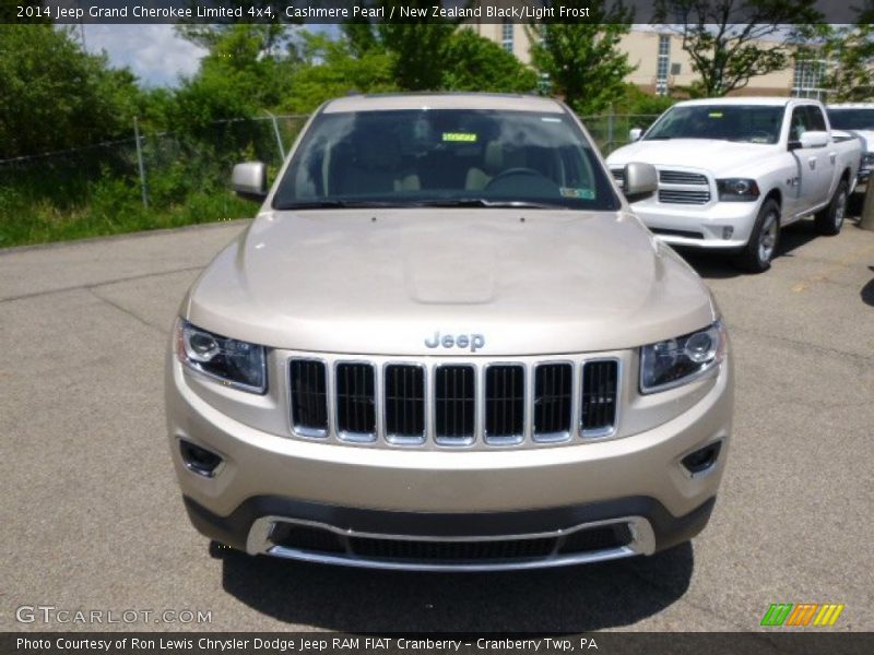 Cashmere Pearl / New Zealand Black/Light Frost 2014 Jeep Grand Cherokee Limited 4x4