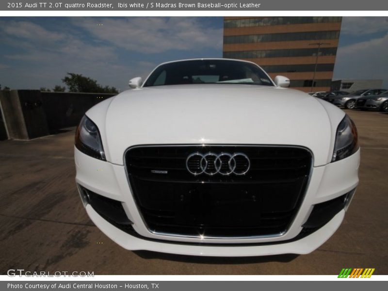 Ibis white / S Madras Brown Baseball-optic Leather 2015 Audi TT 2.0T quattro Roadster