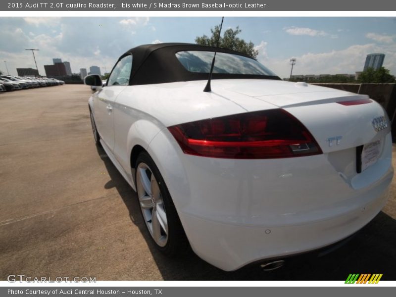Ibis white / S Madras Brown Baseball-optic Leather 2015 Audi TT 2.0T quattro Roadster