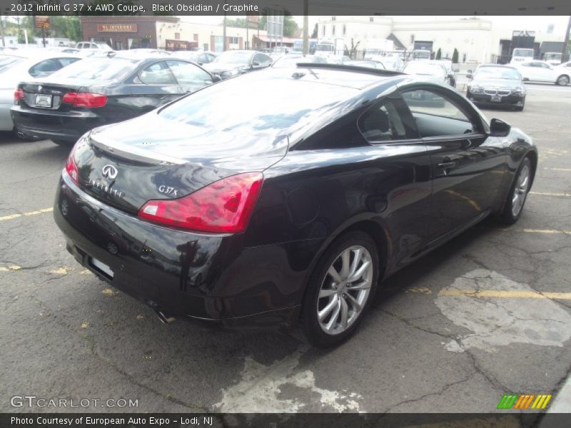 Black Obsidian / Graphite 2012 Infiniti G 37 x AWD Coupe