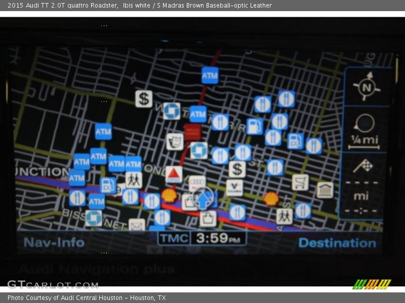 Ibis white / S Madras Brown Baseball-optic Leather 2015 Audi TT 2.0T quattro Roadster