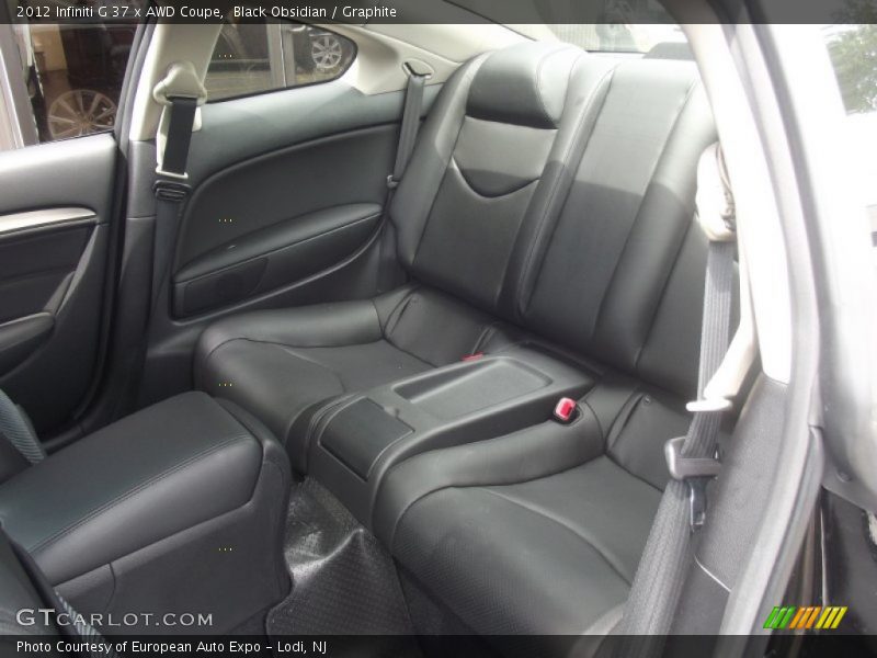 Black Obsidian / Graphite 2012 Infiniti G 37 x AWD Coupe