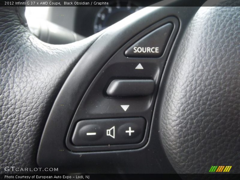 Black Obsidian / Graphite 2012 Infiniti G 37 x AWD Coupe
