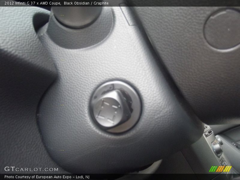 Black Obsidian / Graphite 2012 Infiniti G 37 x AWD Coupe
