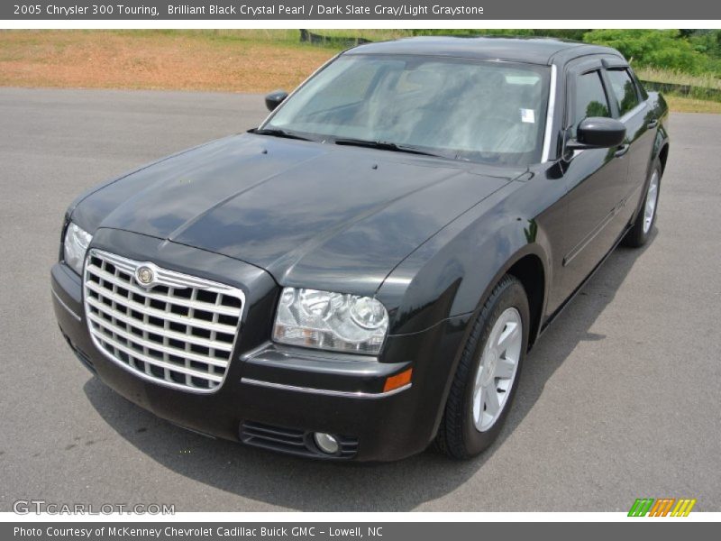 Brilliant Black Crystal Pearl / Dark Slate Gray/Light Graystone 2005 Chrysler 300 Touring