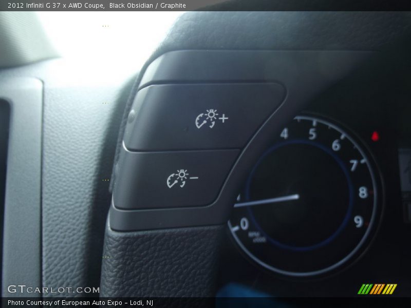 Black Obsidian / Graphite 2012 Infiniti G 37 x AWD Coupe