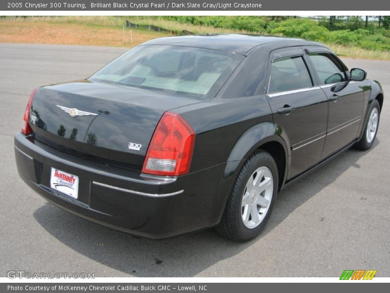 Brilliant Black Crystal Pearl / Dark Slate Gray/Light Graystone 2005 Chrysler 300 Touring