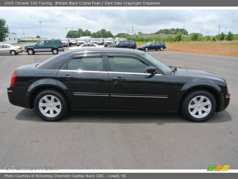 Brilliant Black Crystal Pearl / Dark Slate Gray/Light Graystone 2005 Chrysler 300 Touring
