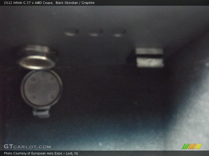Black Obsidian / Graphite 2012 Infiniti G 37 x AWD Coupe