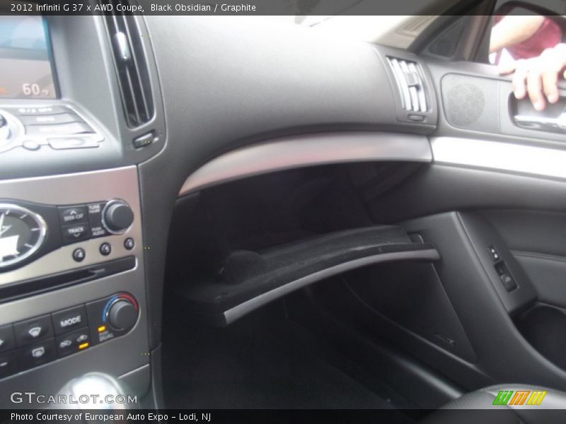 Black Obsidian / Graphite 2012 Infiniti G 37 x AWD Coupe