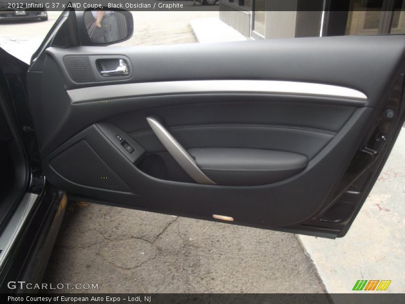 Black Obsidian / Graphite 2012 Infiniti G 37 x AWD Coupe