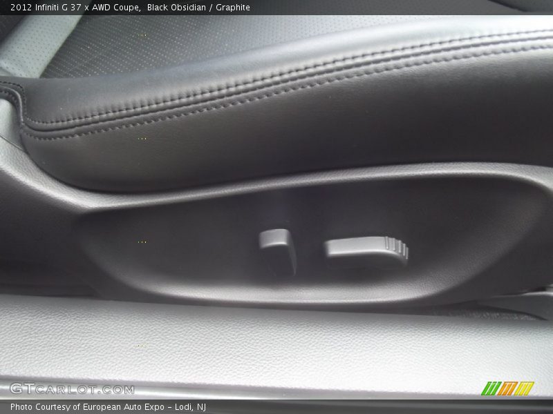 Black Obsidian / Graphite 2012 Infiniti G 37 x AWD Coupe