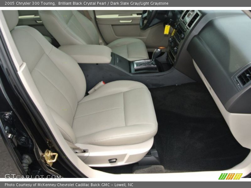 Brilliant Black Crystal Pearl / Dark Slate Gray/Light Graystone 2005 Chrysler 300 Touring